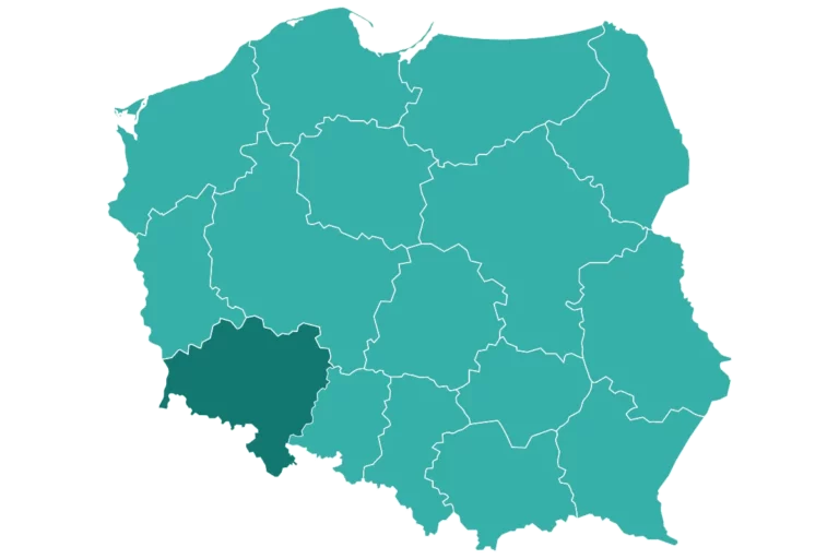 Szamba betonowe w województwie dolnośląskim.