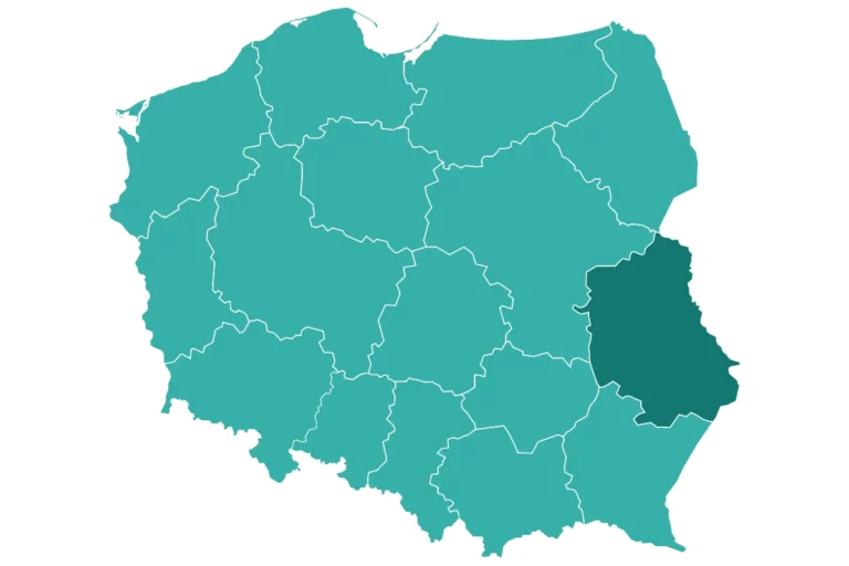 Szamba betonowe w województwie lubelskim.