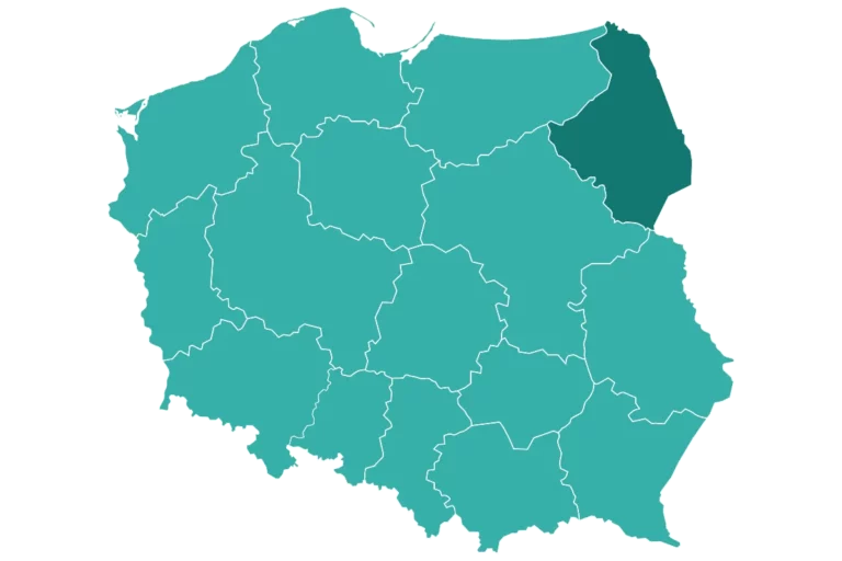 Szamba betonowe w województwie podlaskim.