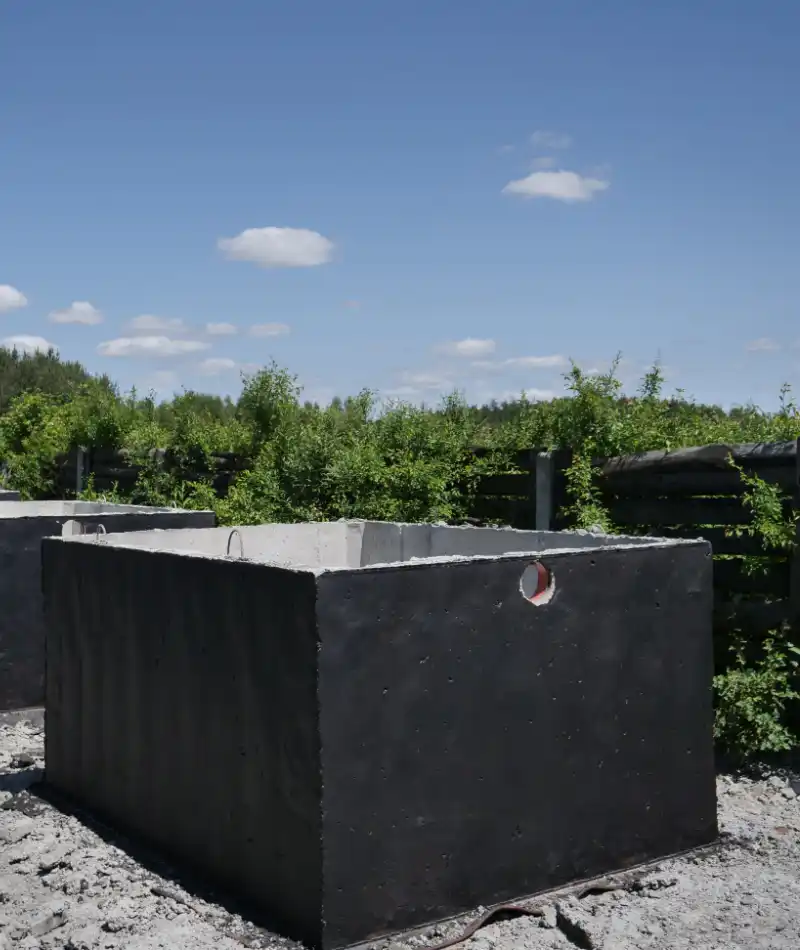 Szamba betonowe w śląskim.
