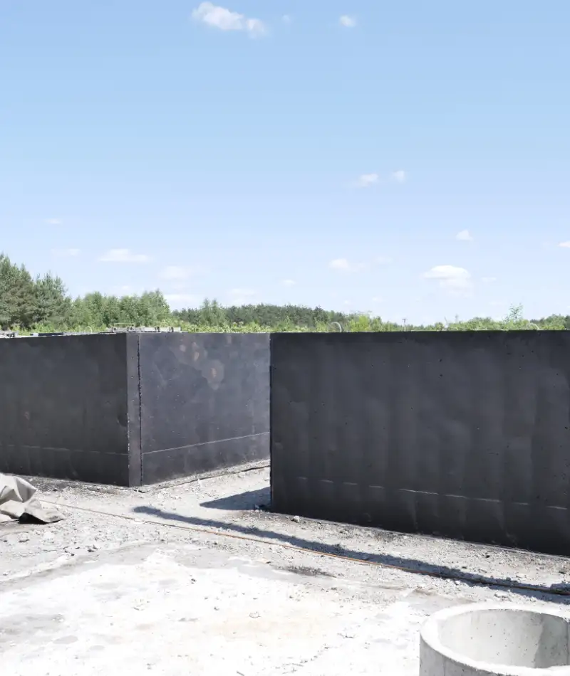 Szamba betonowe w wielkopolskim.