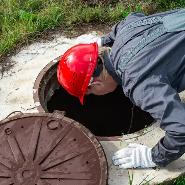 Montaż zbiornika przeciwpożarowego.