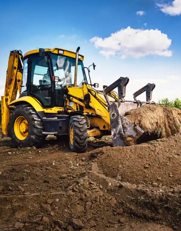 Usługi koparko-ładowarką.