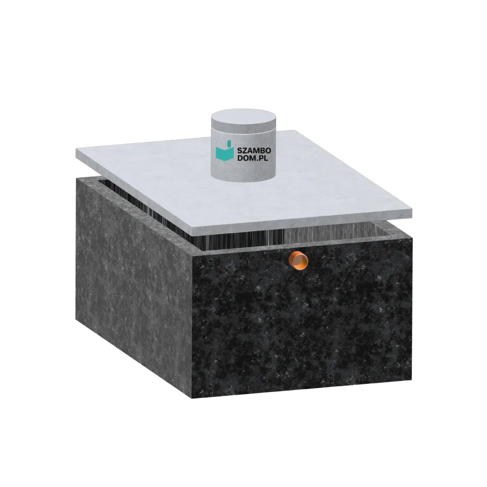 Szambo betonowe 10m3 niskie, 10000L