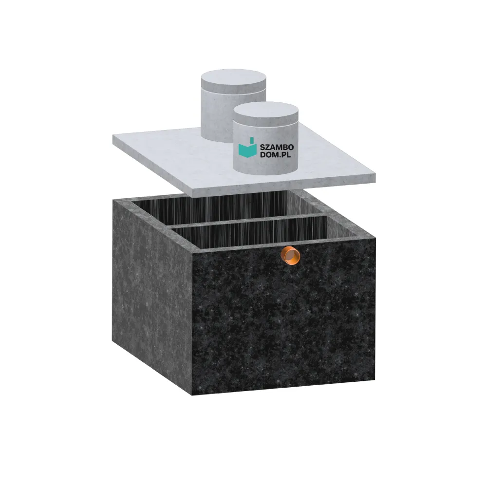 Szambo betonowe dwukomorowe 6m3 6000 litrów