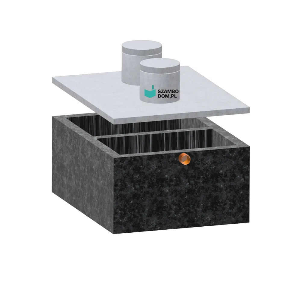 Szambo betonowe dwukomorowe 8m3 8000 litrów